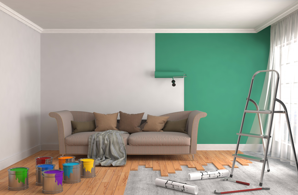 repair-and-painting-of-walls-in-room-3d-illustration